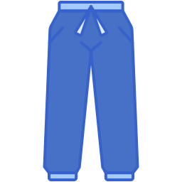 pantaloni della tuta icona
