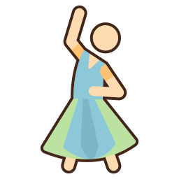 Traditional dance icon