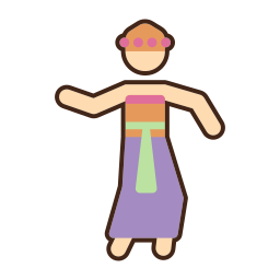 Traditional dance icon