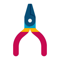 Nose pliers icon