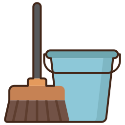 servicio de limpieza icono