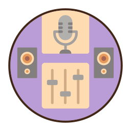 Music equipment icon