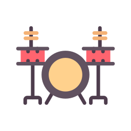 zestaw perkusyjny ikona