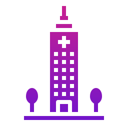 budynek szpitala ikona