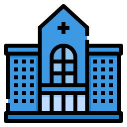 edificio del hospital icono