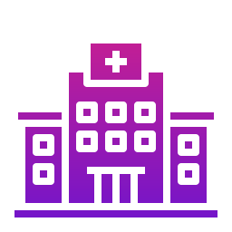 Hospital building icon