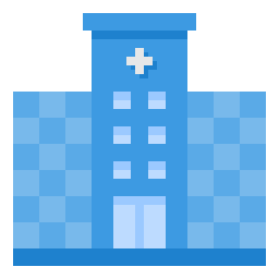 Здание больницы иконка