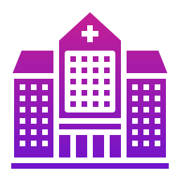 edificio ospedaliero icona