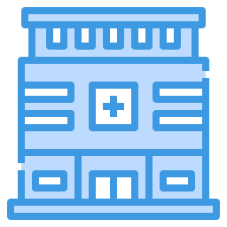 edificio ospedaliero icona