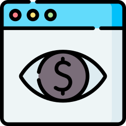 Cost per visitor icon