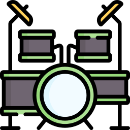 Drum set icon