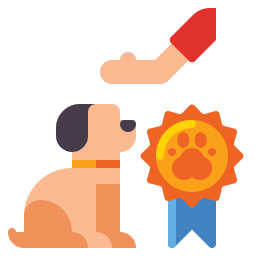 Dog training icon