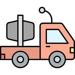 camión de juguete icono