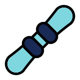tabla de snowboard icono
