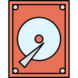 Hard disk icon