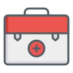 Medical kit icon