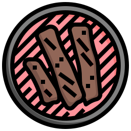 Grilled meat icon