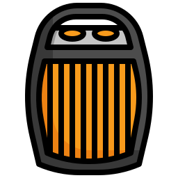 Ceramic heater icon
