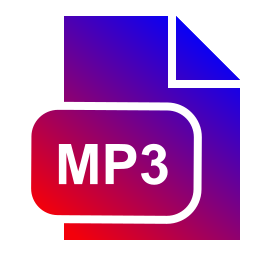 extensión mp3 icono