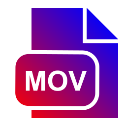 formato de archivo mov icono