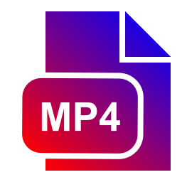 Mp4 extension icon