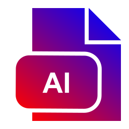 Ai file format icon