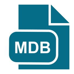 format de fichier mdb Icône