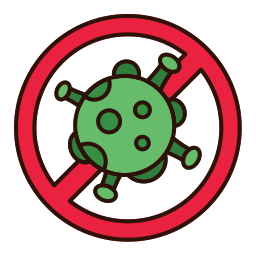 sin virus icono