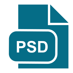 Psd extension icon