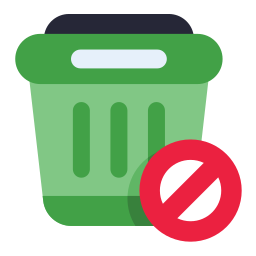 Trash bin icon