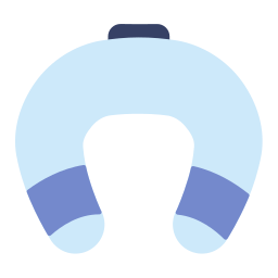 Neck pillow icon