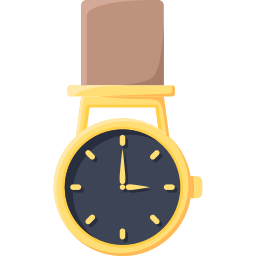 reloj de mano icono