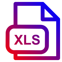 Xls extension icon