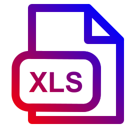 xls-extensie icoon