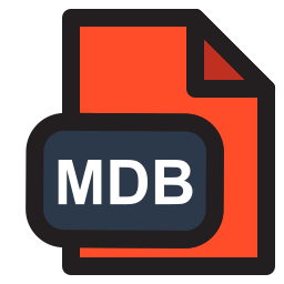 formato de arquivo mdb Ícone