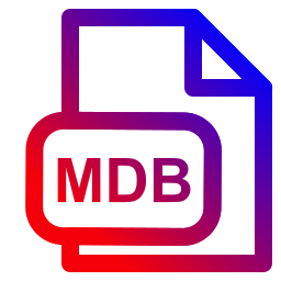 Mdb file format icon