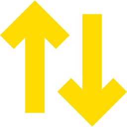 Up and down arrows icon