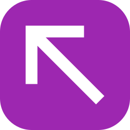 Up left arrow icon