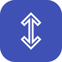 Up and down arrows icon