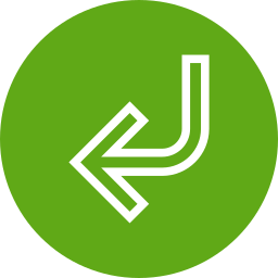 Down left icon