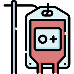 une poche de sang Icône