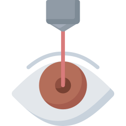 cirujía de ojo icono