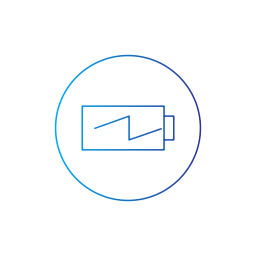 charge de la batterie Icône