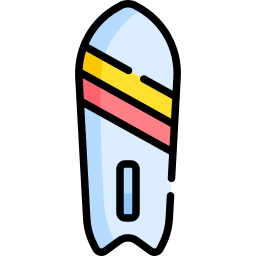 tabla de surf icono