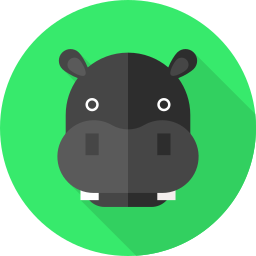 hippopotame Icône
