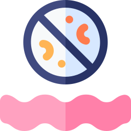 antibakterielles gewebe icon