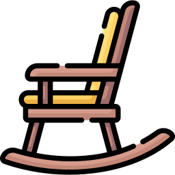 Rocking chair icon