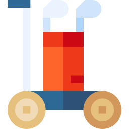 Golf cart icon