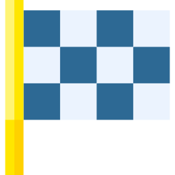 bandeira de término Ícone