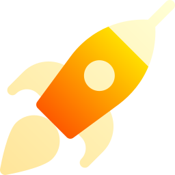 Rocket launch icon